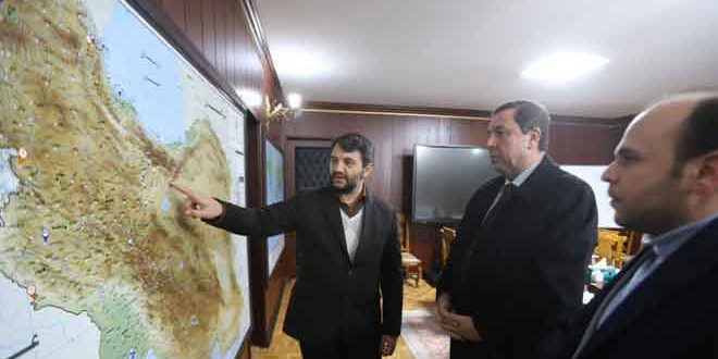 السفير ديوب ومستشار الرئيس الإيراني يبحثان تطوير المناطق الحرة بين سورية وإيران