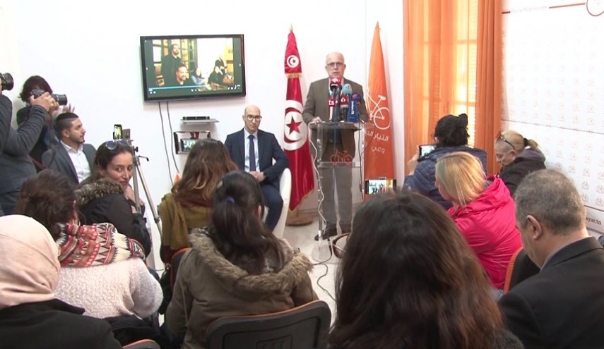 تونس: حزب التيار الديمقراطي يعلن الاستمرار بالضغط الشعبي لتعديل بوصلة الحكم