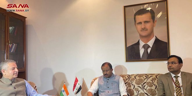 الهند تعرب عن تعازيها للحكومة والشعب السوري في كارثة الزلزال – S A N A