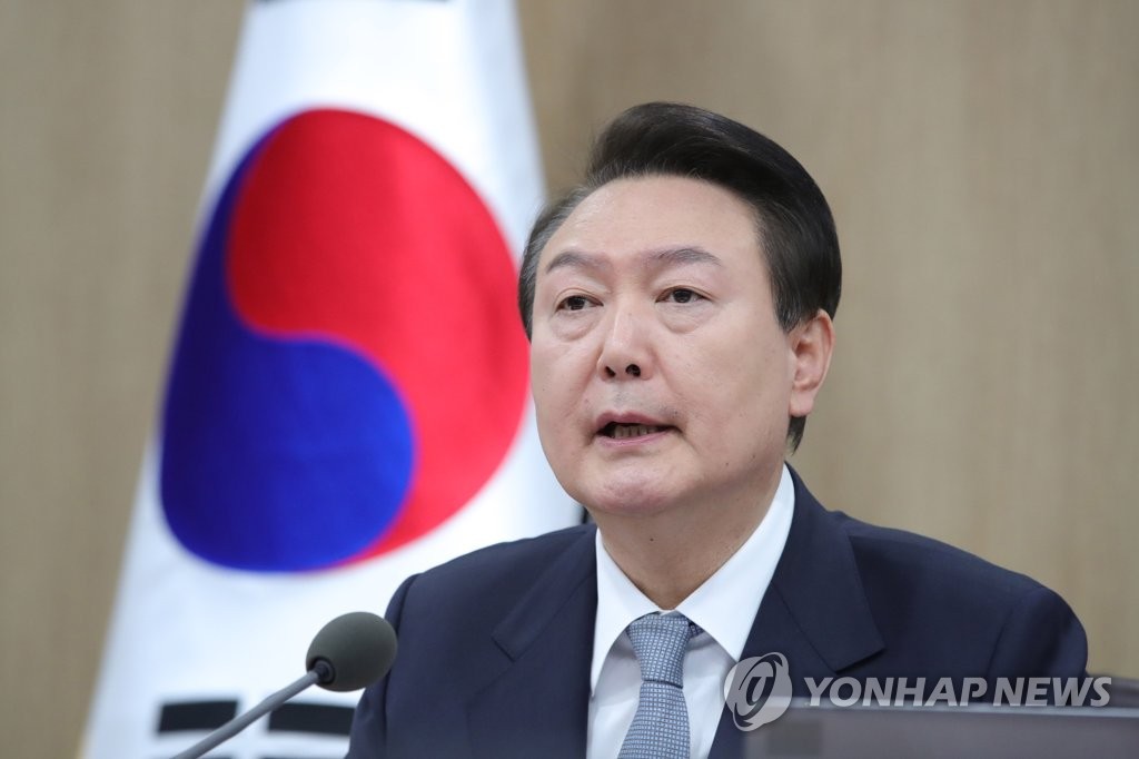 الرئيس «يون» يتعهد بعدم إعطاء أي شيء لكوريا الشمالية إذا استمرت في برنامجها النووي