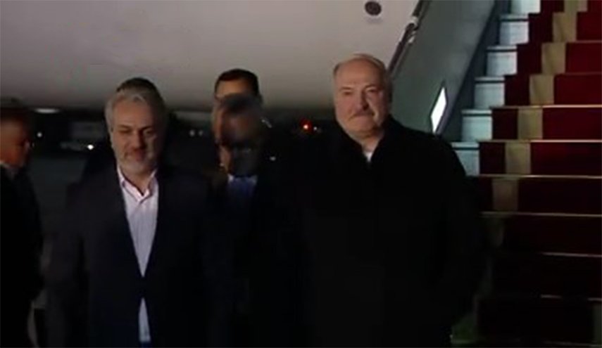 لوكاشينكو يصل طهران في زيارة رسمية + فيديو