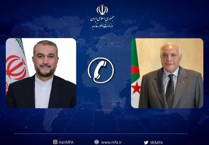مباحثات هاتفیة بین وزیری خارجیة إیران والجزائر