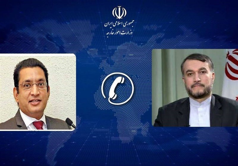 محادثة هاتفیة بین وزیری الخارجیة الایرانی والسریلانکی