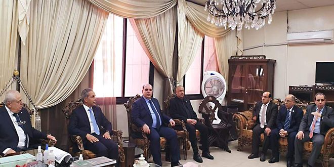 جلسة مباحثات سورية عراقية موسعة في المجال القضائي والقانوني – S A N A