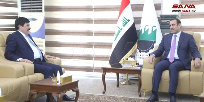 لقاء سوري عراقي لتعزيز العمل المشترك في المجال الصناعي – S A N A