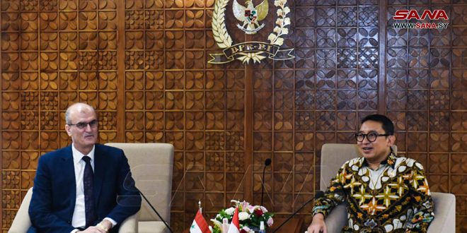 مباحثات سورية أندونيسية حول التعاون البرلماني بين البلدين – S A N A