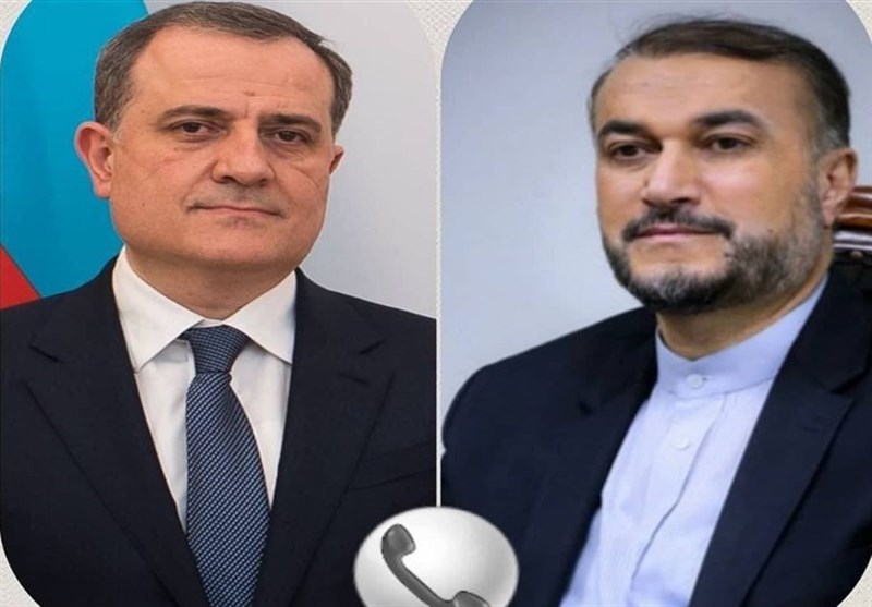 مشاورات هاتفیة بین وزیری خارجیة إیران وأذربیجان