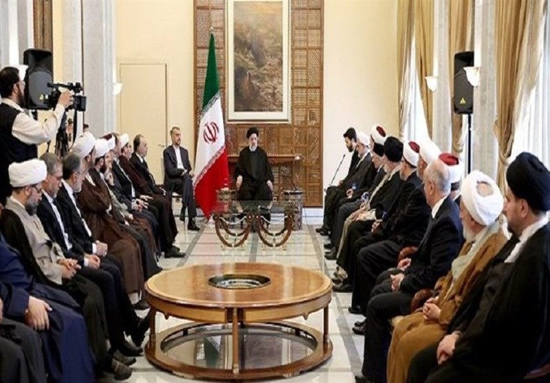 رئیسی یلتقی وزیر الأوقاف وکبار علماء دمشق