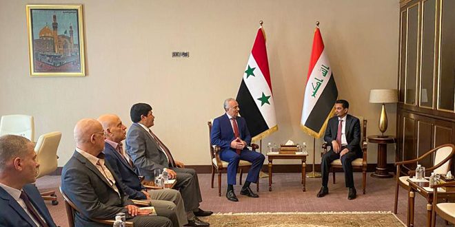مباحثات سورية عراقية لتعزيز التعاون والتنسيق في قطاع النقل بين البلدين – S A N A