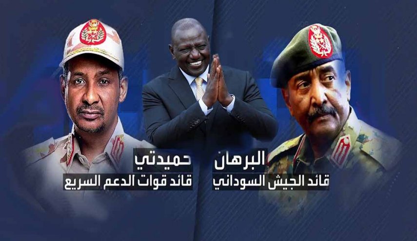 الرئيس الكيني يتعهد بترتيب لقاء بين الجنرالين المتحاربين في السودان