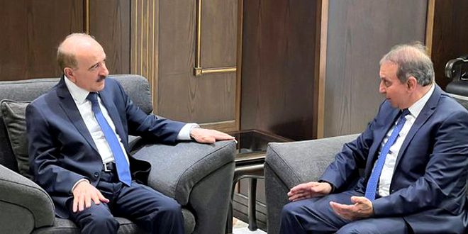 وزير الداخلية يبحث مع وزير المهجرين اللبناني سبل تعزيز التعاون لعودة المهجرين السوريين