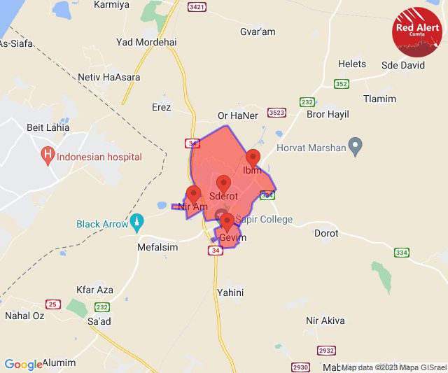 عاجل صفارات الإنذار تدوي في سديروت