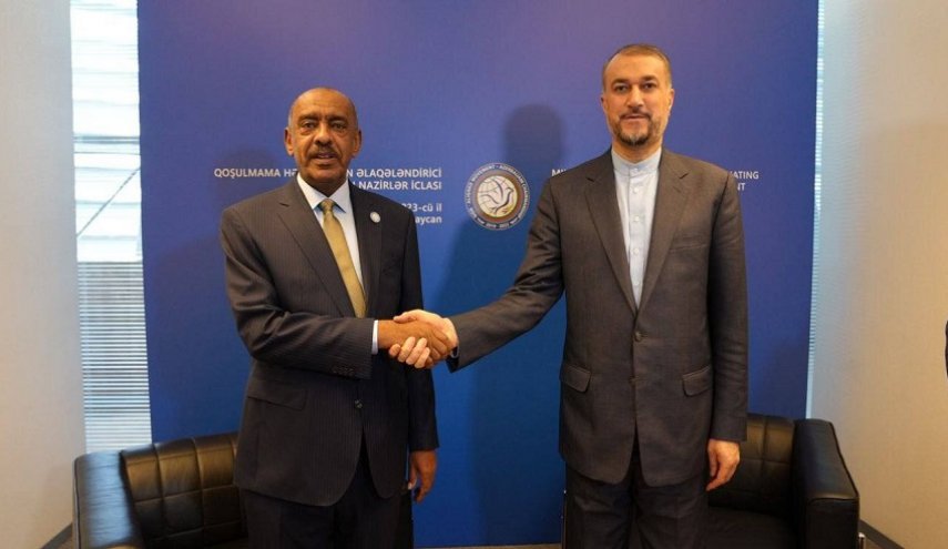 وزير الخارجية الإيراني يلتقي نظيره السوداني بعد7 سنوات من القطيعة