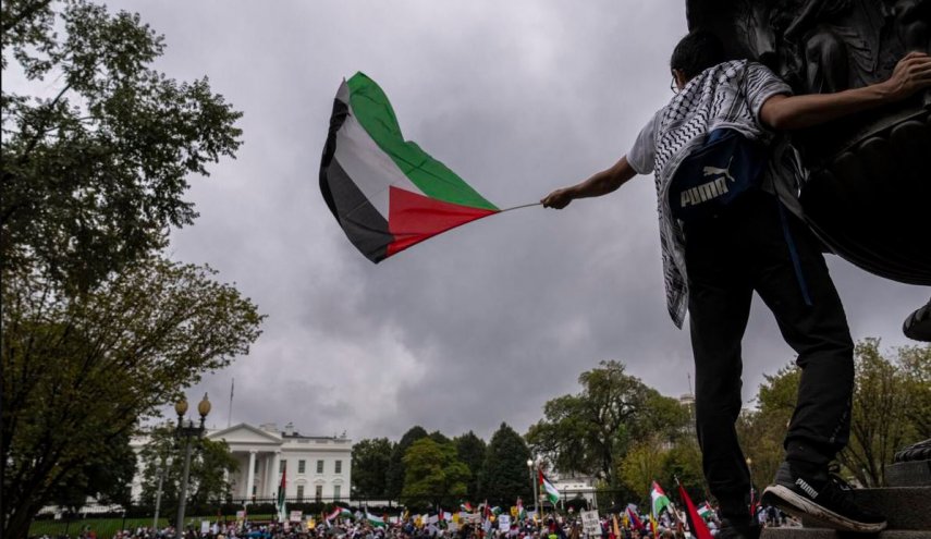 ادانات ومسيرات تضامنية مع غزة أمام البيت الأبيض ومدن غربية وعربية
