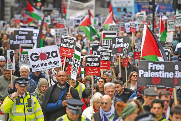 مسيرة حاشدة متوقعة اليوم بلندن من أجل فلسطين