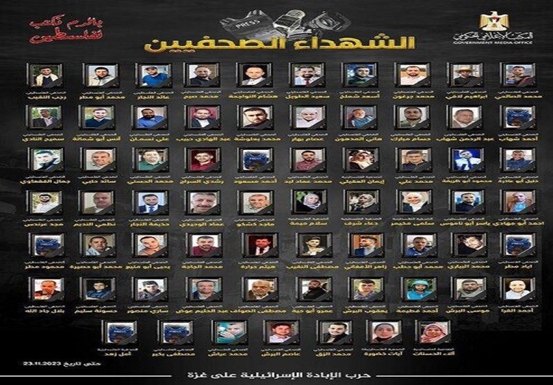 نقابة الصحفیین: 350 جریمة بحق الصحفیین منذ بدء العدوان الصهیونی على غزة