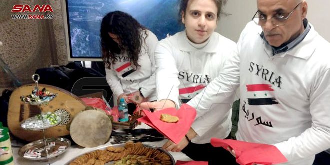السفارة السورية في بوخارست تشارك في سوق الميلاد الخيري – S A N A