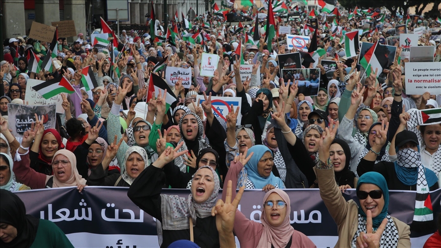 المغرب: وقفة تضامنية لدعم غزة وتنديدا باستمرار الحرب