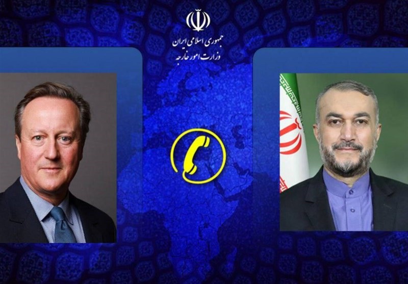وزیر الخارجیة الایرانی یتلقى اتصالا هاتفیا من نظیره البریطانی- الأخبار ایران
