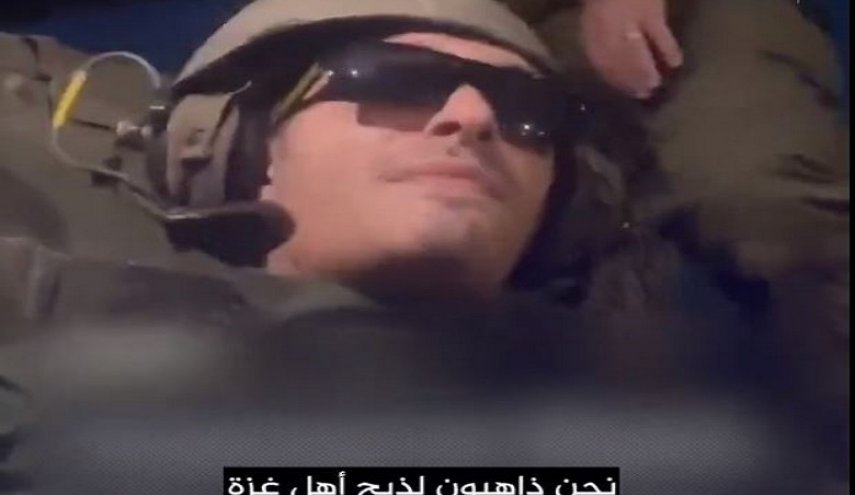 جندي 'فرنسي إسرائيلي' يتوعد بذبح سكان غزة + فيديو