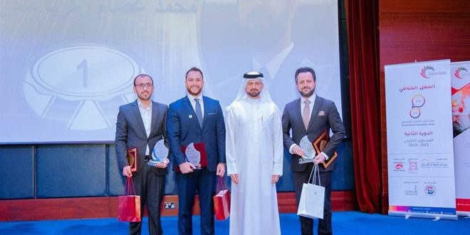 مغترب سوري يحصد المركز الأول عن فئة أفضل شخصية بجائزة جمعية الإمارات للإبداع
