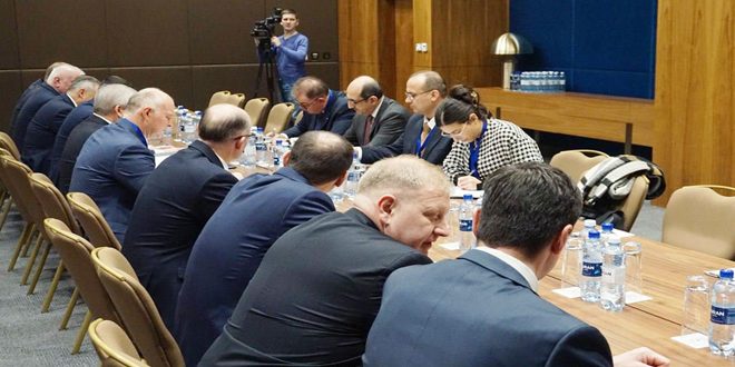 وفد سورية إلى الاجتماع الدولي الـ21 بموجب صيغة أستانا يلتقي الوفد الروسي – S A N A