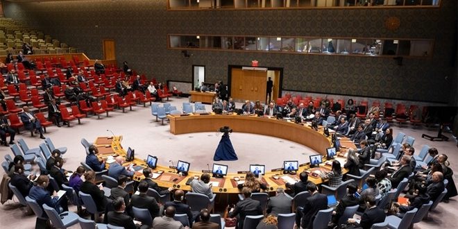 البعثة الروسية في مجلس الأمن الدولي تطالب بعقد اجتماع طارئ على خلفية العدوان الأمريكي على سورية والعراق