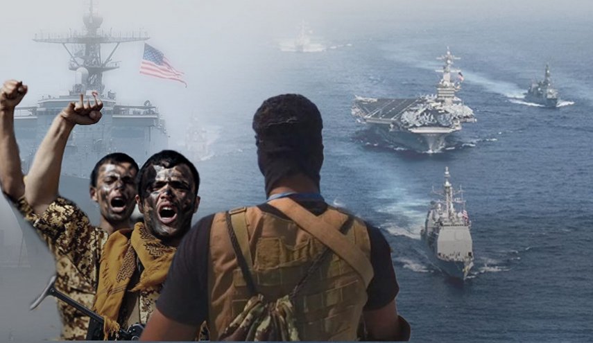 القوات البحرية اليمنية تستهدف سفينة أميركية في البحر الأحمر