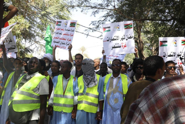 مسيرات في نواكشوط نصرةً لأهالي غزة