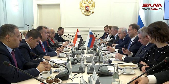 وفد مجلس الشعب إلى روسيا يبحث مع كوساتشوف سبل تعزيز العلاقات بين الجانبين – S A N A