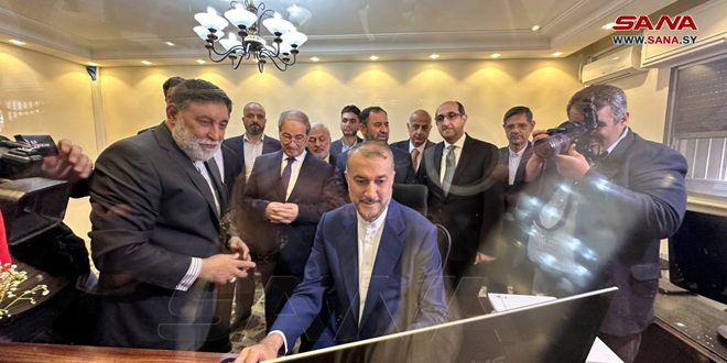 افتتاح المبنى الجديد للقسم القنصلي للسفارة الإيرانية في دمشق – S A N A