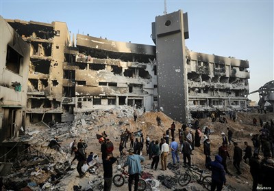 الصلیب الأحمر الدولی: مستشفیات غزة تحولت إلى أنقاض والعاملون بالمجال الإنسانی یقتلون