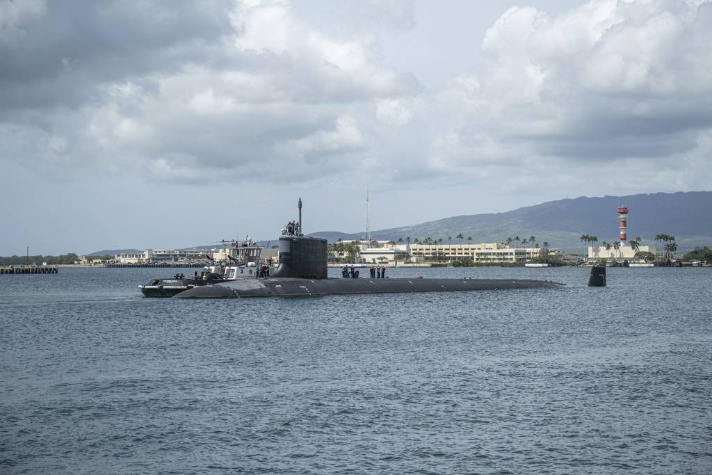 A Multi-Mission Reconnaissance Craft sails out of the Del Mar Boat Basin during Project Convergence Capstone 4 at Camp Pendleton, California.