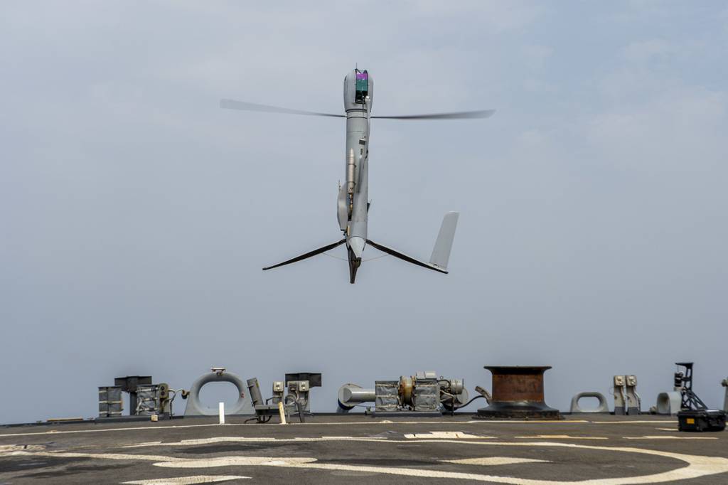 A NATO RQ-4D aircraft, dubbed “Phoenix,” seen in a hangar at Sigonella Air Base in Italy.