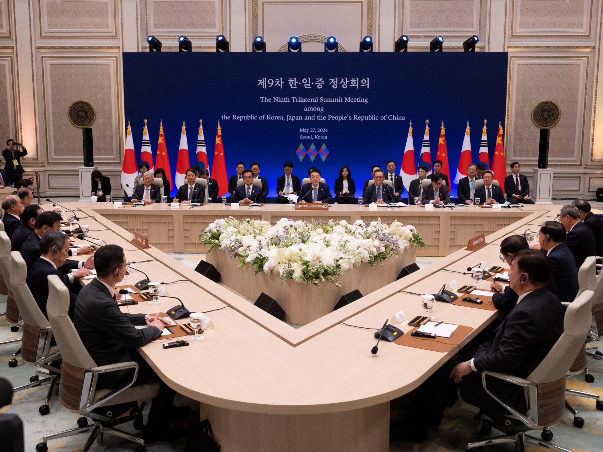 الصين تحث كوريا الجنوبية واليابان على دعم التجارة الحرة في القمة الثلاثية |  الأعمال والاقتصاد