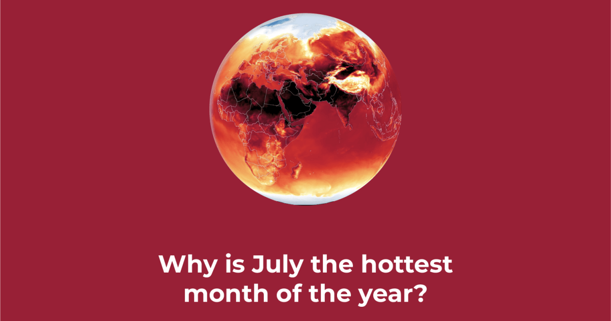 لماذا شهر يوليو هو الشهر الأكثر حرارة في العام؟ | أخبار المناخ