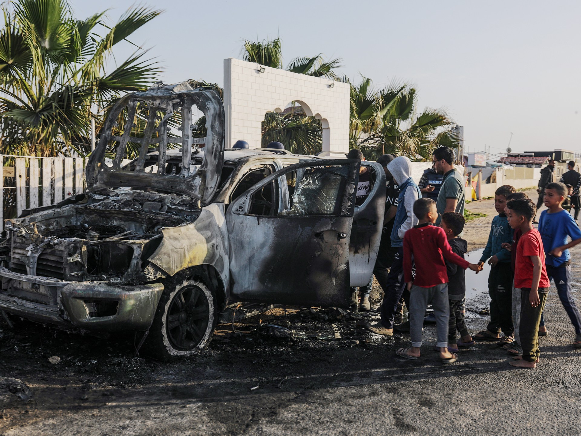 مقتل أربعة في هجوم إسرائيلي على قافلة مستشفى في غزة، بحسب منظمة إغاثية | أخبار غزة