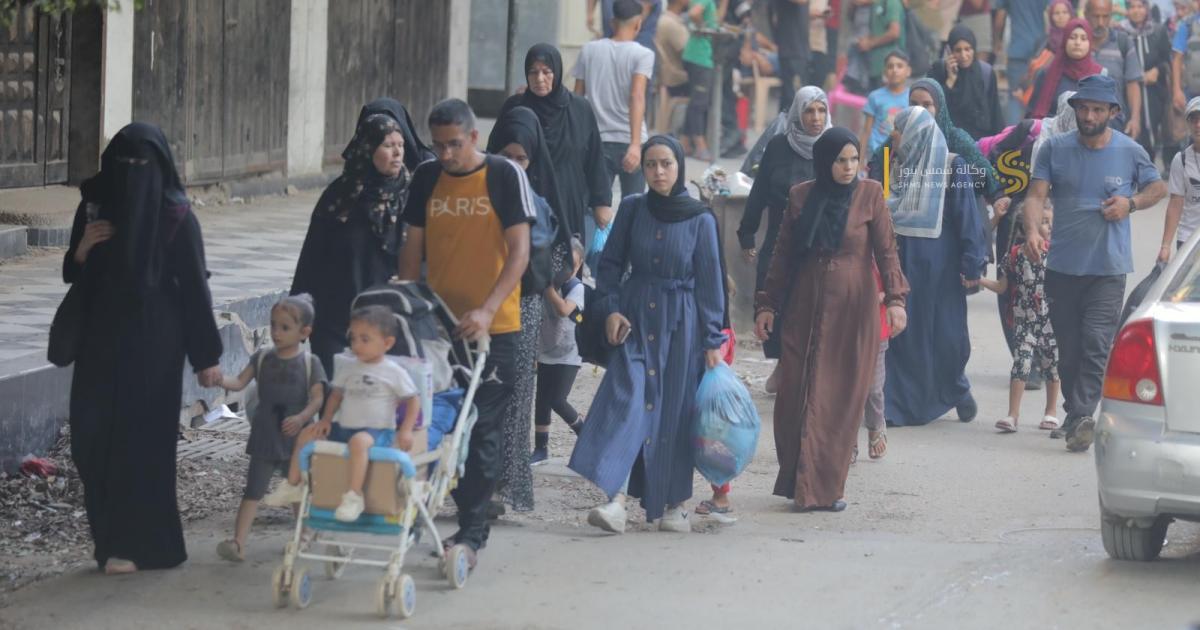 الدفاع المدني بغزة يدعو النازحين لتحصين أماكن إيوائهم للوقاية من منخفض جوي | وكالة شمس نيوز الإخبارية - Shms News |