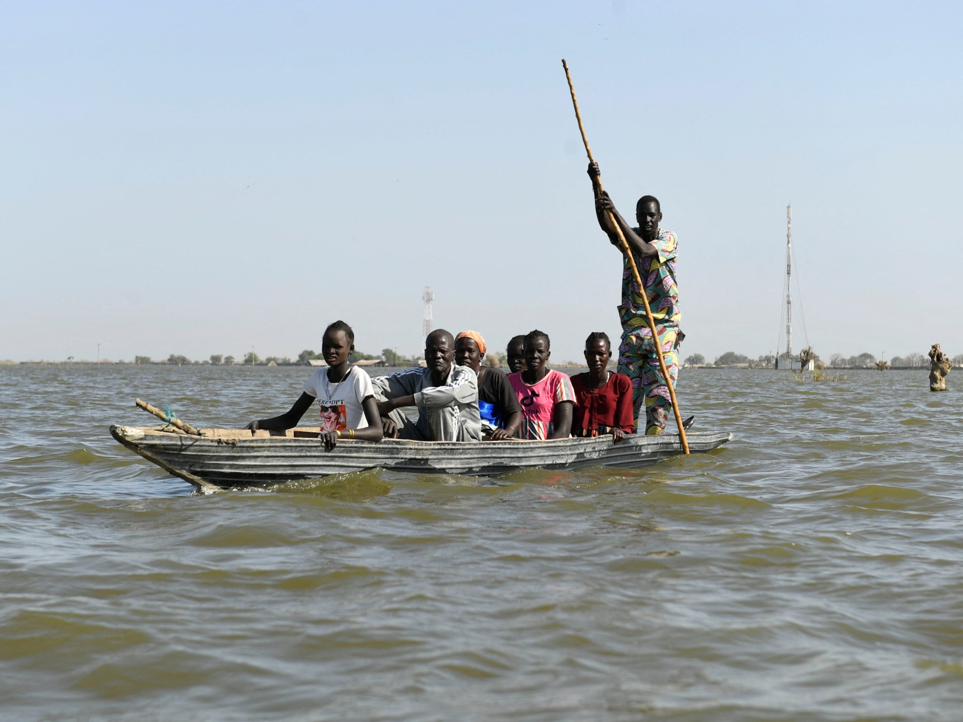 الأمم المتحدة: 380 ألف شخص نزحوا بسبب فيضانات جنوب السودان | أخبار الفيضانات