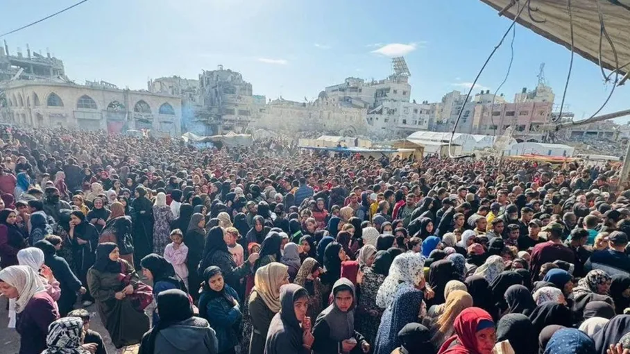 ّبالفیدیو و الصور ؛ تفاعل واسع مع "مليونية الخبز".. ومجاعة تضرب قطاع غزة