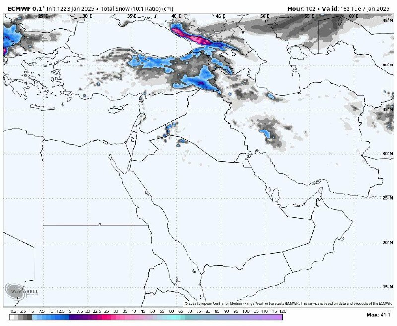 كما نعلم فان حوض بارد مغلق سيبدأ بالاقتراب من الحوض الشرقي للبحر الأبيض المتوسط مع مساء يوم الاحد ليتعمق بشكل اكبر صوب المنطقة ايام الاثنين والثلاثاء مما سيؤدي …#عاجل