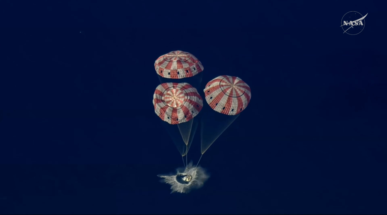 Splashdown Artemis 2 astronauts return to Earth after historic NASA
