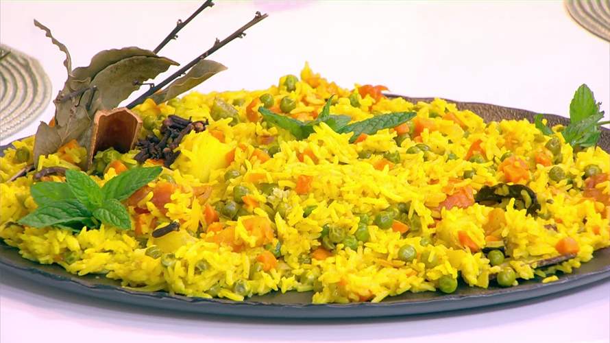 برياني الخضار وحلوى الصفوف بالدبس  8230  طبقان مميزان على طريقة الشيف