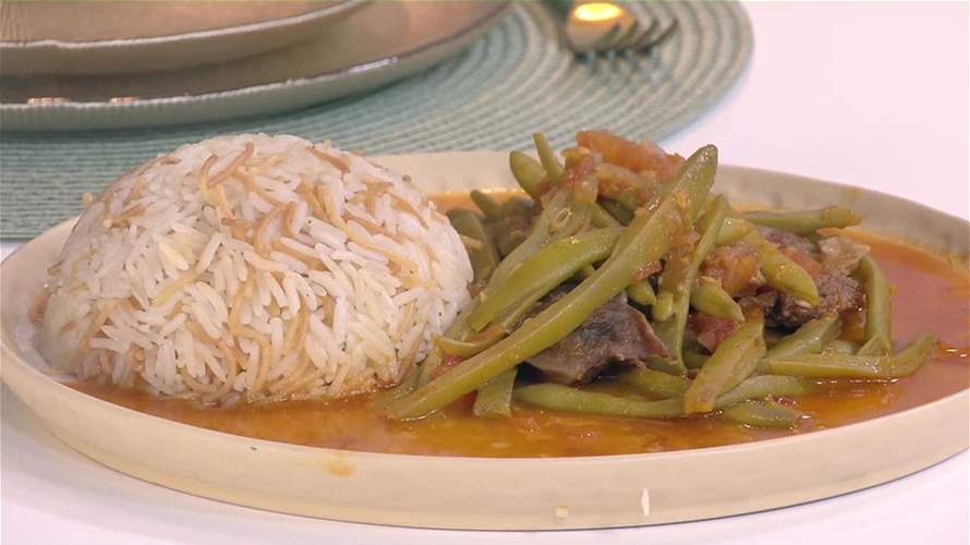 اللوبياء باللحمة  8230  إليكم كيفية تحضيرها على طريقة الشيف حنا طويل