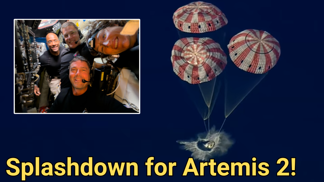 عاجل | Splashdown! Artemis 2 astronauts return to Earth after historic NASA mission to the moon - صورة مميزة صورة مميزة: عاجل | Splashdown! Artemis 2 astronauts return to Earth after historic NASA mission to the moon