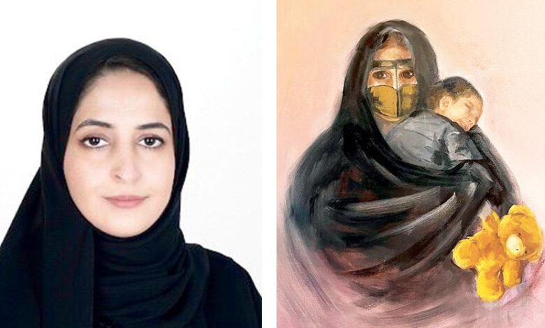 آمنة الكتبي... حضن الجدة ذاكرة تنبض بالألوان