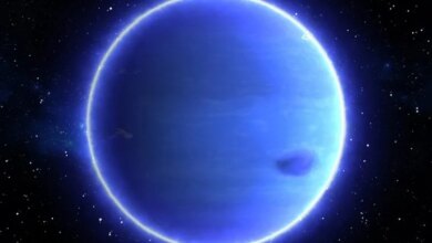 منظر جميل لكوكب نبتون