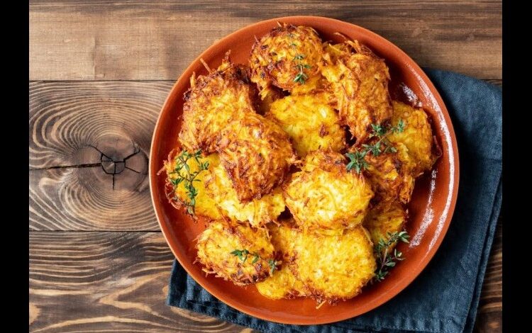 البطاطس المقرمشة بالجبن