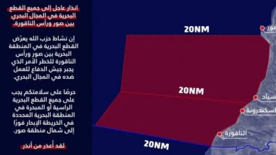 الجيش الإسرائيلي ينذر قطعا بحرية لبنانية بالمغادرة