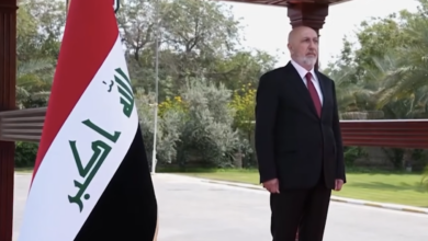 الرئيس العراقي نزار أميدي يتسلم مهام منصبه رسميا في قصر بغداد